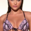 Yandy Slither & Slay Triangle Bikini Top