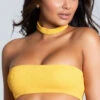 Yandy Boardwalk Bae Choker Bikini Top