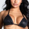 Yandy All That Glitters Triangle Bikini Top