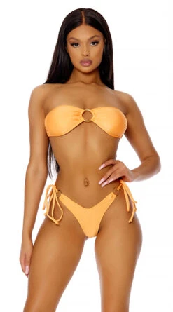 Forplay Antigua Orange Thong Bikini