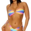 Forplay Antigua Rainbow Thong Bikini