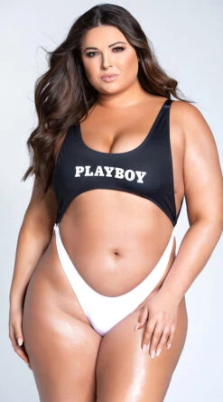 Playboy Plus Size Easy Like 80's One Piece