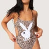 Playboy Leopard Vibes One Piece Swimsuit